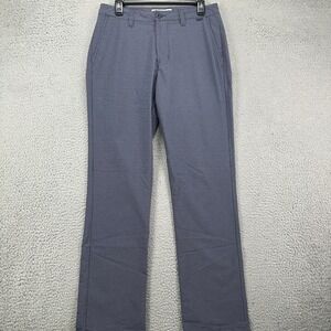 Travis Mathew Golf Pants Mens 30‎ Navy Stripes Nylon Blend Performance Stretch